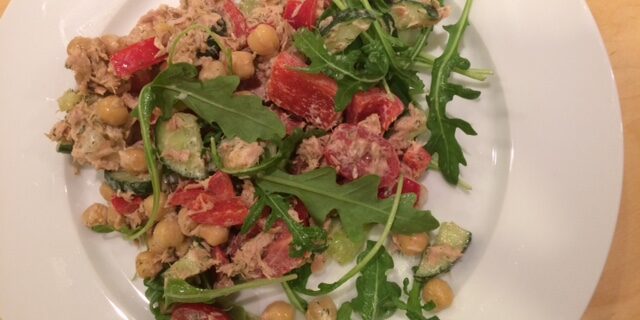 Kikkererwten salade